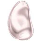 Baroque nacrée PureCrystal 5843 perle goutte irrégulière 16 mm Rosaline Pearl x1