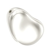 Baroque nacrée PureCrystal 5843 perle goutte irrégulière 16 mm White Pearl x1