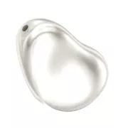 Baroque nacrée PureCrystal 5843 perle goutte irrégulière 16 mm White Pearl x1