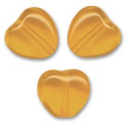 Coeurs  8 mm Dark Topaz  x20