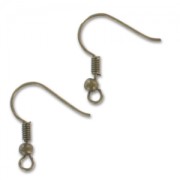 Crochets d'oreilles boules 18 mm bronze x6|raw }}