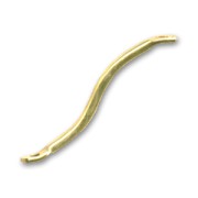 Intercalaires tube 2 anneaux 22mm doré x20|raw }}