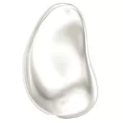 Baroque nacrée PureCrystal 5843 perle goutte irrégulière 12 mm White Pearl x1