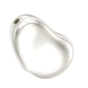 Baroque nacrée PureCrystal 5843 perle goutte irrégulière 12 mm White Pearl x1
