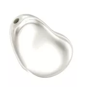 Baroque nacrée PureCrystal 5843 perle goutte irrégulière 12 mm White Pearl x1