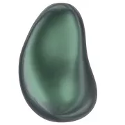 Baroque nacrée PureCrystal 5843 perle goutte irrégulière 12 mm Irid Tahitian Look x1