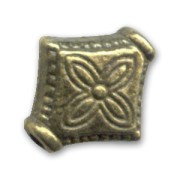 Losanges métal 10 mm bronze x5