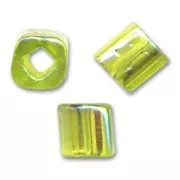 Cubes Toho 4 mm TC-04-164 - Trans-Rainbow Lime Green x10g