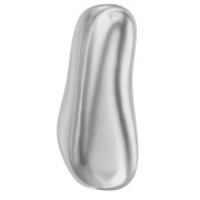 Baroque nacrée PureCrystal 5844 perle ovale irrégulière 10 mm Light Grey Pearl x1|raw }}