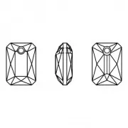Pendentif PureCrystal 6435 11.5x8 mm - Crystal Vitrail Light x1