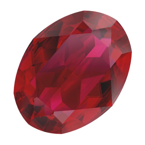 Cabochon PureCrystal 4120 8x6 mm - Scarlet Ignite x1