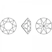 Cabochon PureCrystal 1088 4 mm Crystal AB x10