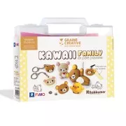 Kit de modelage Fimo Kawaii Family : Figurine à modeler - Rilakkuma