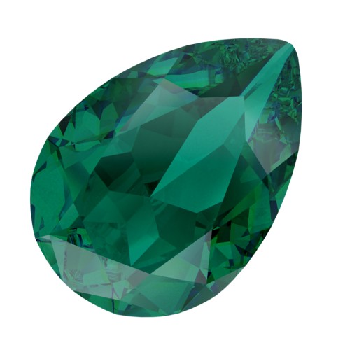 Cabochon PureCrystal 4320 14x10 mm Emerald Ignite x1