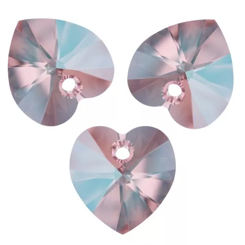 Coeurs PureCrystal 6228 10,3x10 mm - Light Rose Shimmer x6