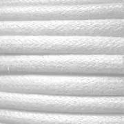 Coton ciré européen 1.3 mm Blanc x 1 m