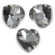 Coeur PureCrystal 6228 14,4x14 mm Crystal Silver Night x1