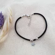 Breloque étoile du nord ajourée 12x10 mm en Argent 925 x1