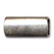 Poussoir irrégulier pour cuir regaliz 28x13 mm Placage Argent fin vieilli