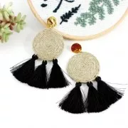 Bobine de fil de lin 10 brins 2.75 mm - Naturel x200gr