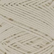 Bobine de cordon en coton pour macramé 2 mm - Ecru x100m
