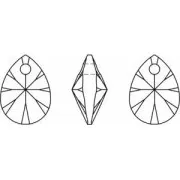 Mini Poire PureCrystal 6128  8 mm Peridot x1