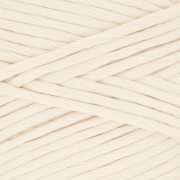 Bobine de cordon en coton pour macramé Cotton Suprême 3XL peigné - Ecru x75m