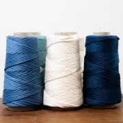 Bobine de cordon en coton pour macramé Cotton Suprême 3XL peigné - Naturel x75m