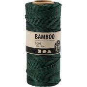 Bobine de 65 mètres de fil de bambou 1 mm - Vert sapin|raw }}