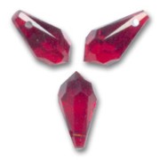 Goutte PureCrystal 6000 15x7,5 mm Siam x1