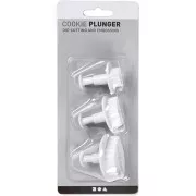 3 emporte-pièces poussoir pour pâte polymère - Feuilles 34-44-49 mm