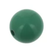 Perle en résine opaque 10 mm - Vert x1