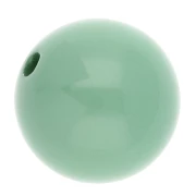 Vert - Perle en résine opaque 14 mm - Vert x1 Perle en résine opaque 14 mm - Vert x1