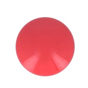 Cabochon rond en résine opaque 12 mm - Rouge clair x1|raw }}