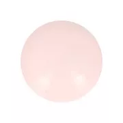 Cabochon rond en résine opaque 12 mm - Rose pastel x1