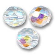 Crystal - Facettes 8 mm Crystal AB x300 Facettes 8 mm Crystal AB x300