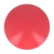 Cabochon rond en résine opaque 14 mm - Rouge clair x1