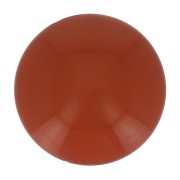 Cabochon rond en résine opaque 14 mm - Terracotta x1