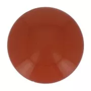 Cabochon rond en résine opaque 14 mm - Terracotta x1