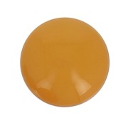 Cabochon rond en résine opaque 14 mm - Moutarde x1|raw }}