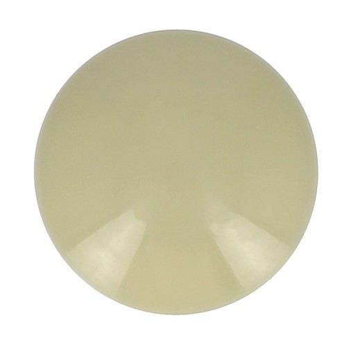 Cabochon rond en résine opaque 14 mm - Vert de gris x1