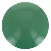 Cabochon rond en résine opaque 14 mm - Vert x1