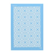 Silk Screen Moiko pour Pâte polymère 74x105 mm - Motif Aborigène simple 13.21