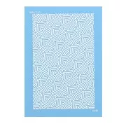 Silk Screen Moiko pour Pâte polymère 74x105 mm - Motif Triangle Aborigène 12.45