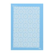 Silk Screen Moiko pour Pâte polymère 74x105 mm - Motif Carrelage étoilé 12.54|raw }}