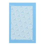 Silk Screen Moiko pour Pâte polymère 74x105 mm - Motif Triangle 12.46