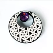 Silk Screen Moiko pour Pâte polymère 74x105 mm - Motif Aborigène 13.15