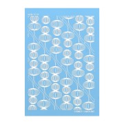 Silk Screen Moiko pour Pâte polymère 74x105mm - Lanternes Design Caroline Cornic|raw }}