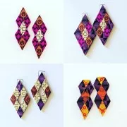 Silk Screen Moiko pour Pâte polymère 74x105mm - Coquille Design Caroline Cornic