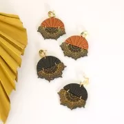 Silk Screen Moiko pour bracelet 23x7 cm - Feuilles d'Acacia